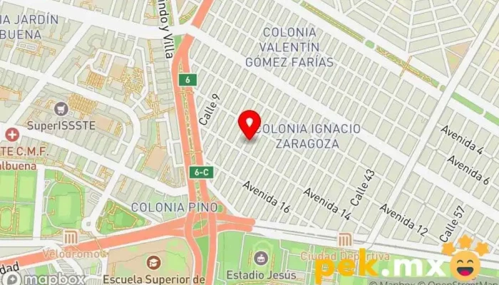 mapa de TRABAJOS VARIOS Electricista en Venustiano Carranza, Ciudad de México