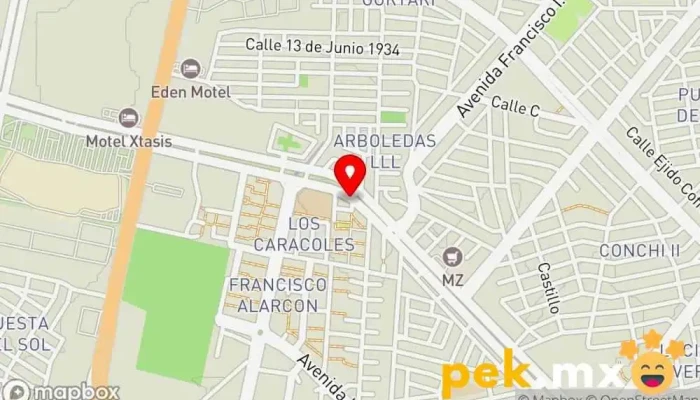 mapa de Vacef Electricista, Pintor en Mazatlán