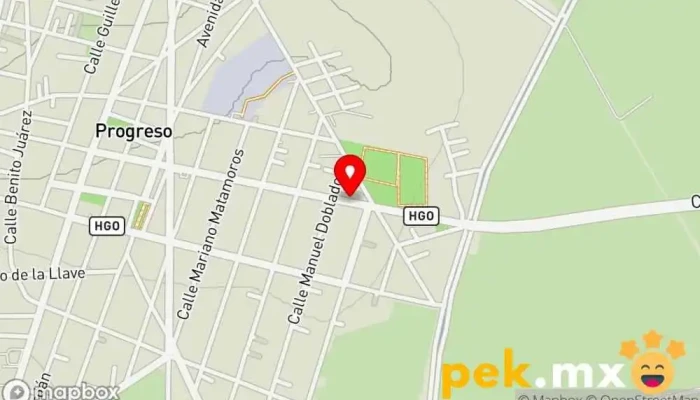 mapa de Venta de material eléctrico Electrón Tienda de artículos para el hogar en Progreso de Obregón