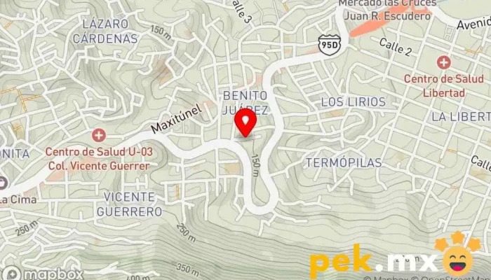 mapa de Víctor Manuel Mariano Dorantes Electricista en Acapulco de Juárez