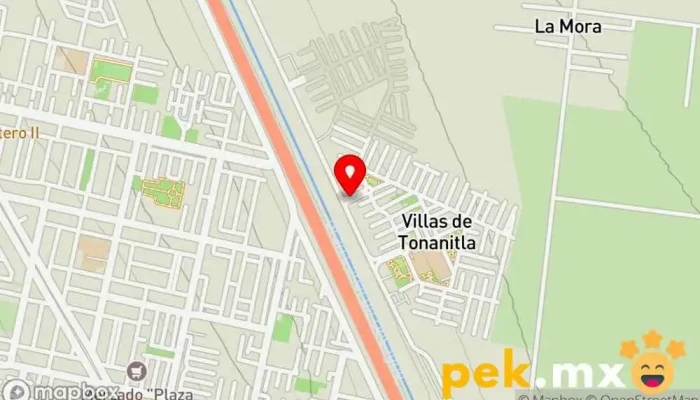 mapa de Villa de Tonanitla Nuestro Hogar Promotora inmobiliaria en México