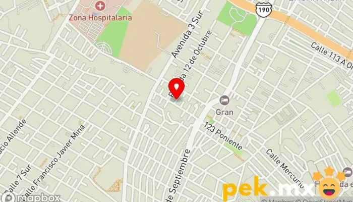 mapa de Vortex Mexico Servicio de instalación eléctrica, Fontanero, Servicio de reparación de lavadoras y secadoras en Heroica Puebla de Zaragoza