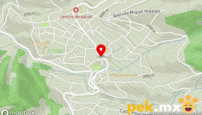 mapa de Zacamulpa Tlalmimilolpan Comercio en Méx.